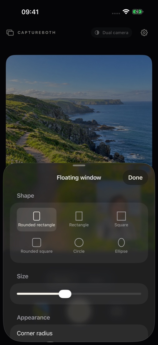 Floating-window settings